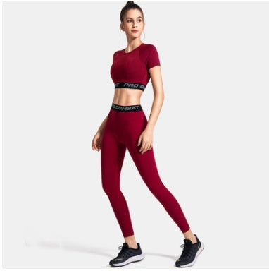 Gym running tights and top (set)