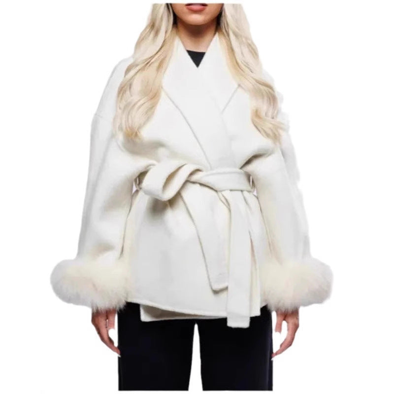 Autumn And Winter New Double-sided Coat Warm Coat