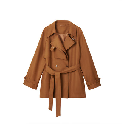 Women's Casual Mid-length Trench Coat