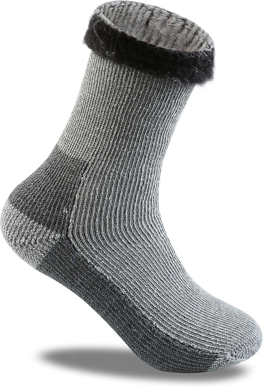 Womens Men Winter Warm Wool Pile Lined Insulated Thermals Socks Thick Boots Heat Socks Cold Weather