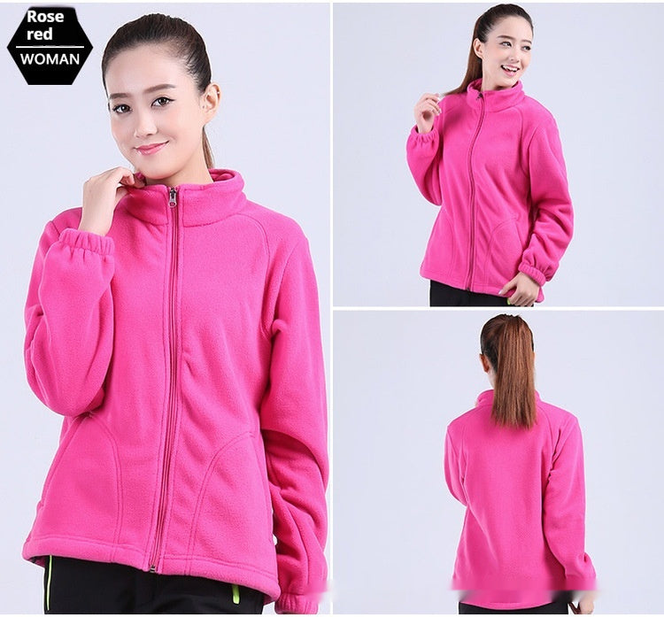 Women's Outdoor Polar Fleece Shell Jacket