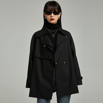 Women's Casual Mid-length Trench Coat