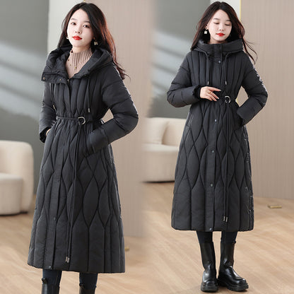 Women's Mid-length Thermal Cotton-padded Coat