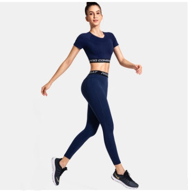 Gym running tights and top (set)