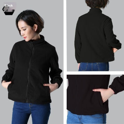 Women's Outdoor Polar Fleece Shell Jacket