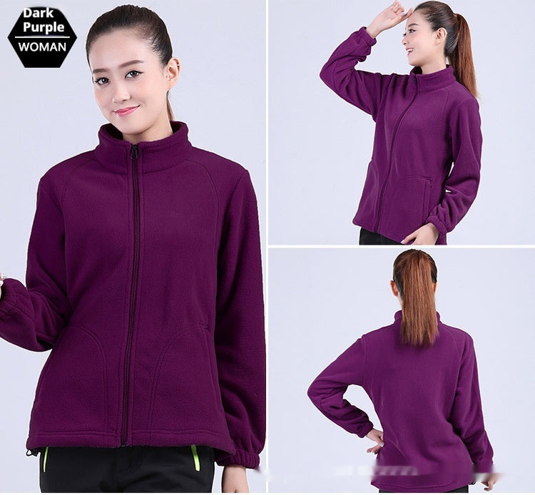 Women's Outdoor Polar Fleece Shell Jacket