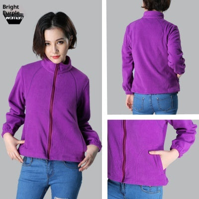 Women's Outdoor Polar Fleece Shell Jacket