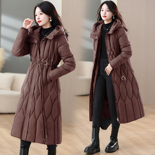 Women's Mid-length Thermal Cotton-padded Coat