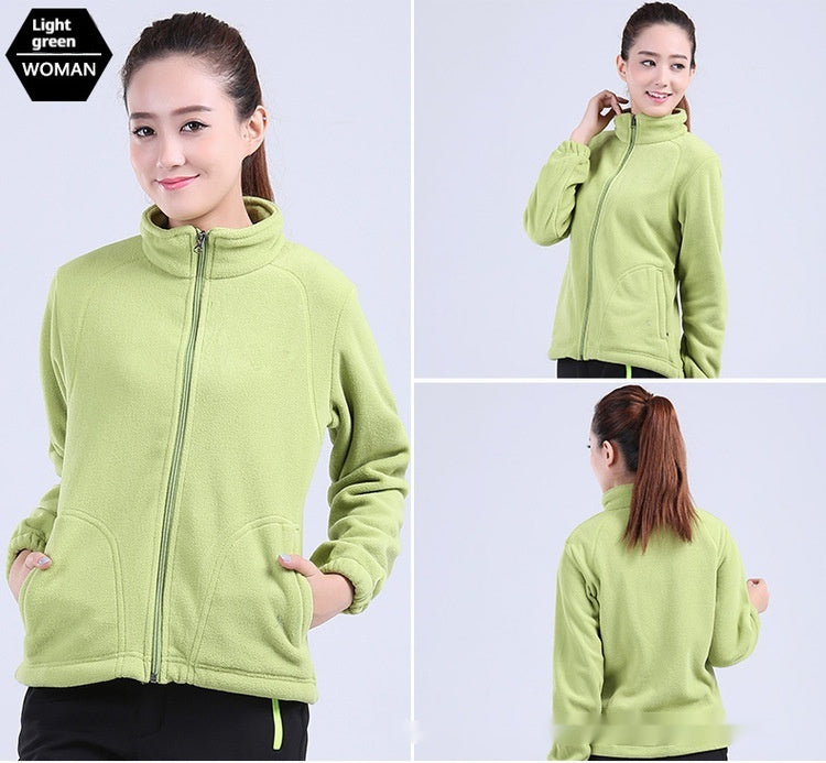 Women's Outdoor Polar Fleece Shell Jacket