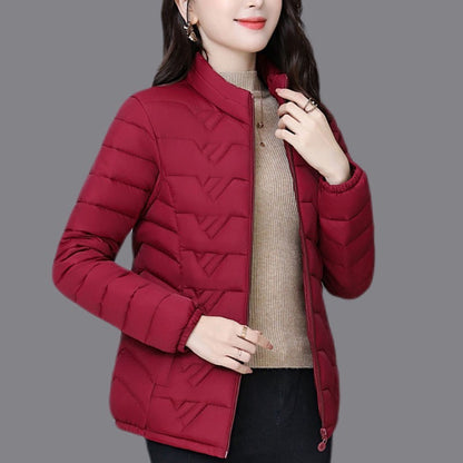 Modern Style Loose Short Thick Small Cotton-padded Jacket