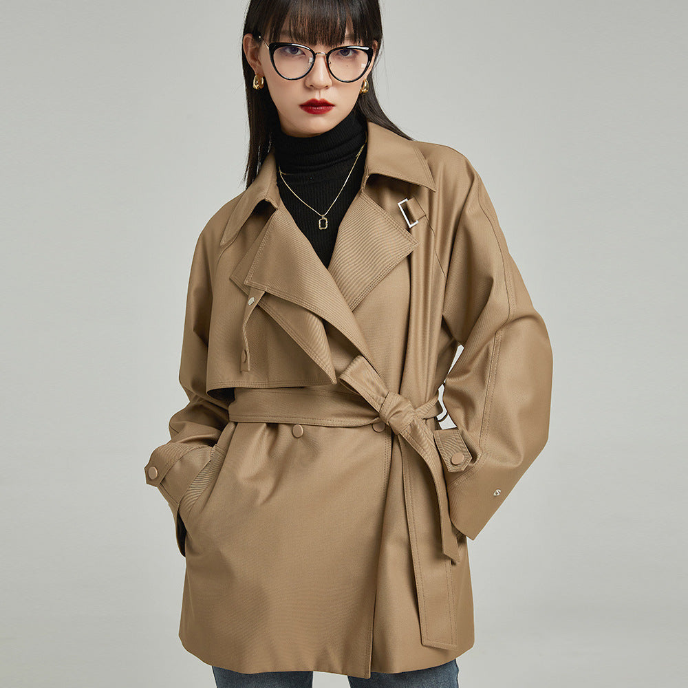 Women's Casual Mid-length Trench Coat