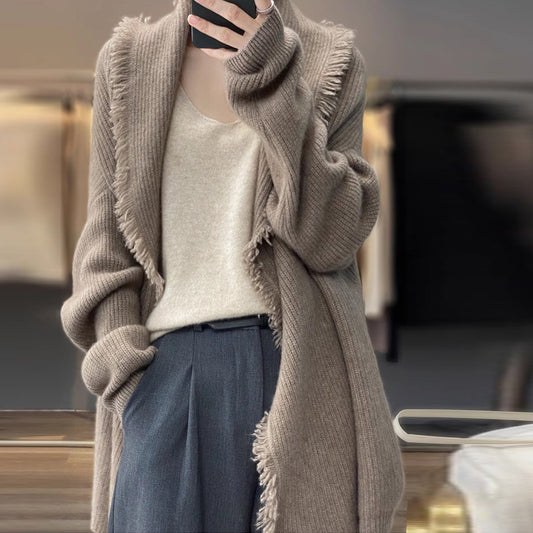 Lazy And Loose Mid-length Sweater