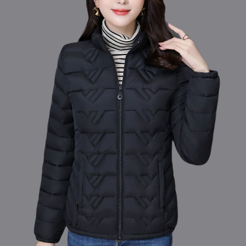 Modern Style Loose Short Thick Small Cotton-padded Jacket