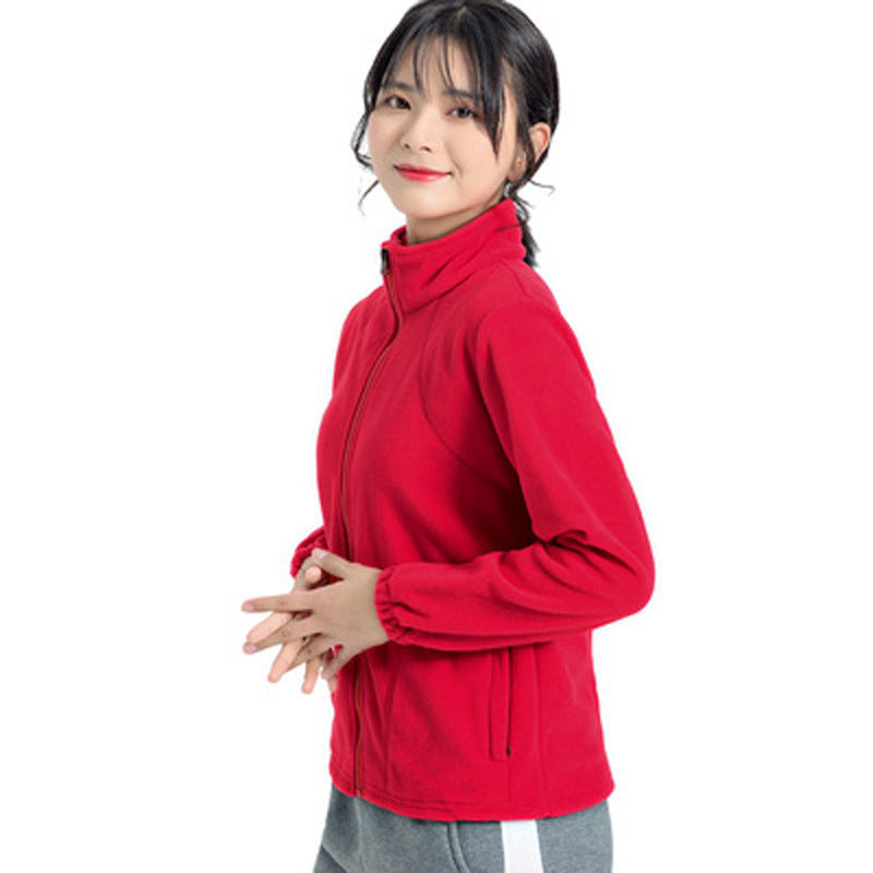 Women's Outdoor Polar Fleece Shell Jacket