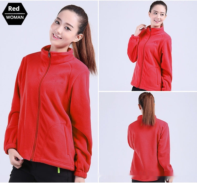 Women's Outdoor Polar Fleece Shell Jacket